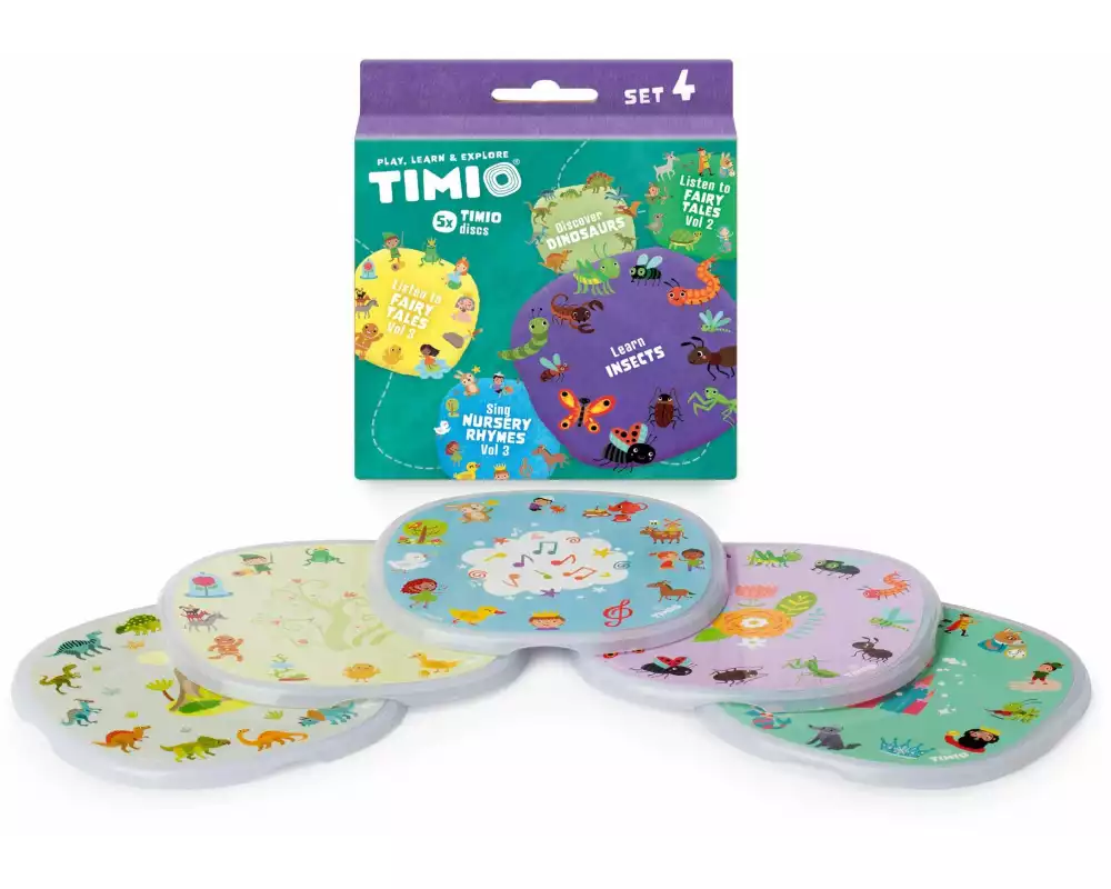 Timio Audio Disc Set 4 5 Discs