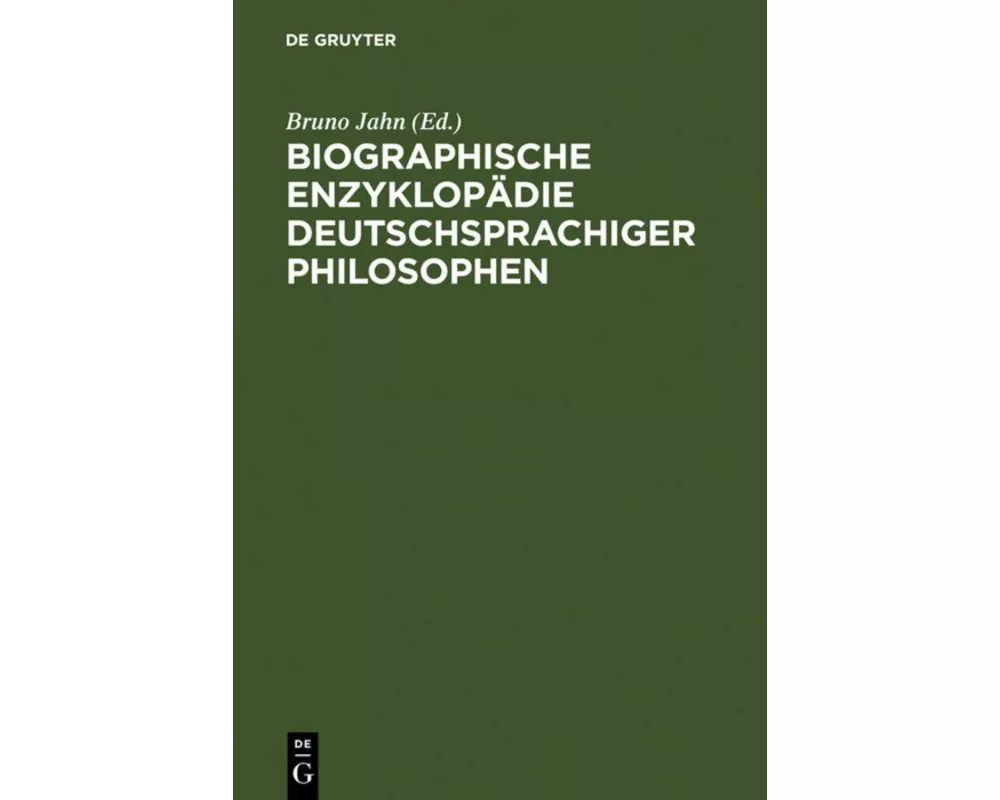 Biographische Enzyklopädie deutschsprachiger Philosophen