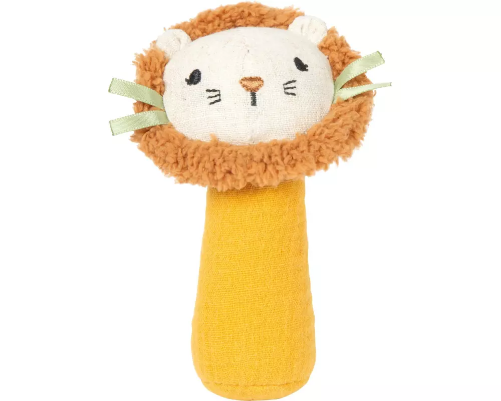 small foot Babyspielzeug kleine Rassel und Stoffgreifling Little Lion