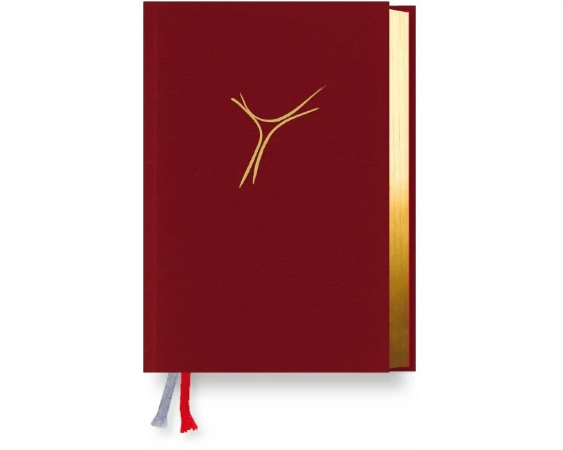 Gotteslob Bistum Essen. Cabra weinrot, Goldschnitt