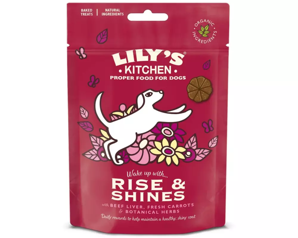 Lily's Kitchen Leckerli Bio Rise & Shine, Rind, 80 g