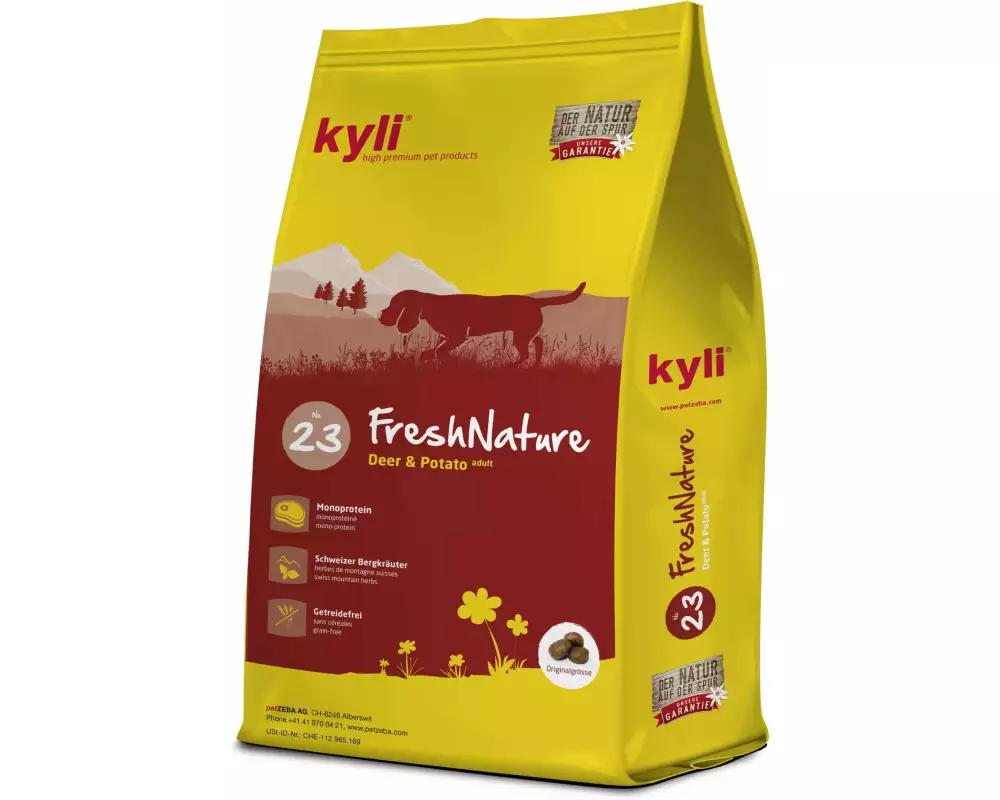 kyli Trockenfutter FreshNature Nr. 23 Deer Potato, 15 kg