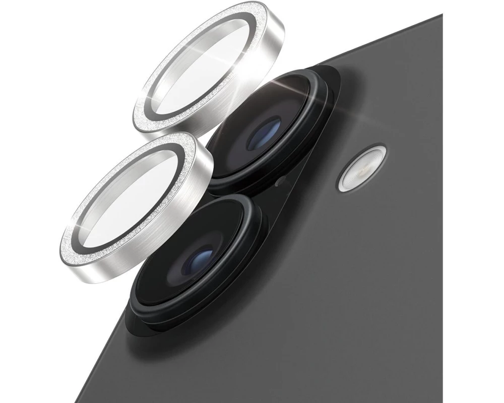 Panzerglass Kameraschutz Hoops Glitter iPhone 17 Silver