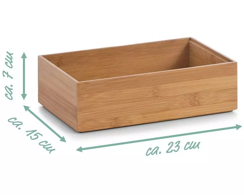 Zeller Present Aufbewahrungsbox Bamboo Braun