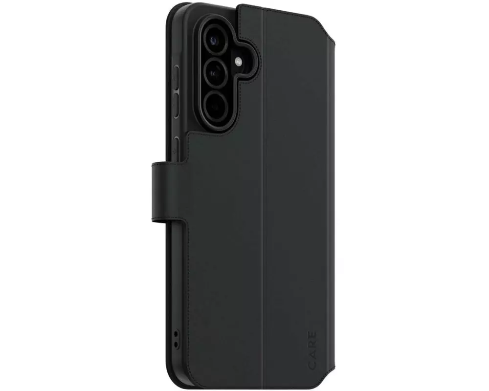 CARE Back Cover Wallet Case Kickstand Galaxy A36 5G Schwarz