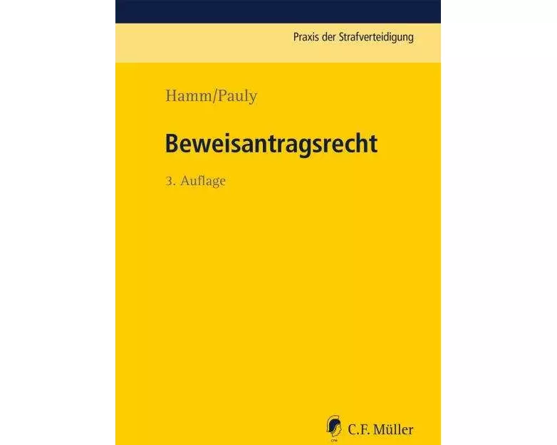 Beweisantragsrecht