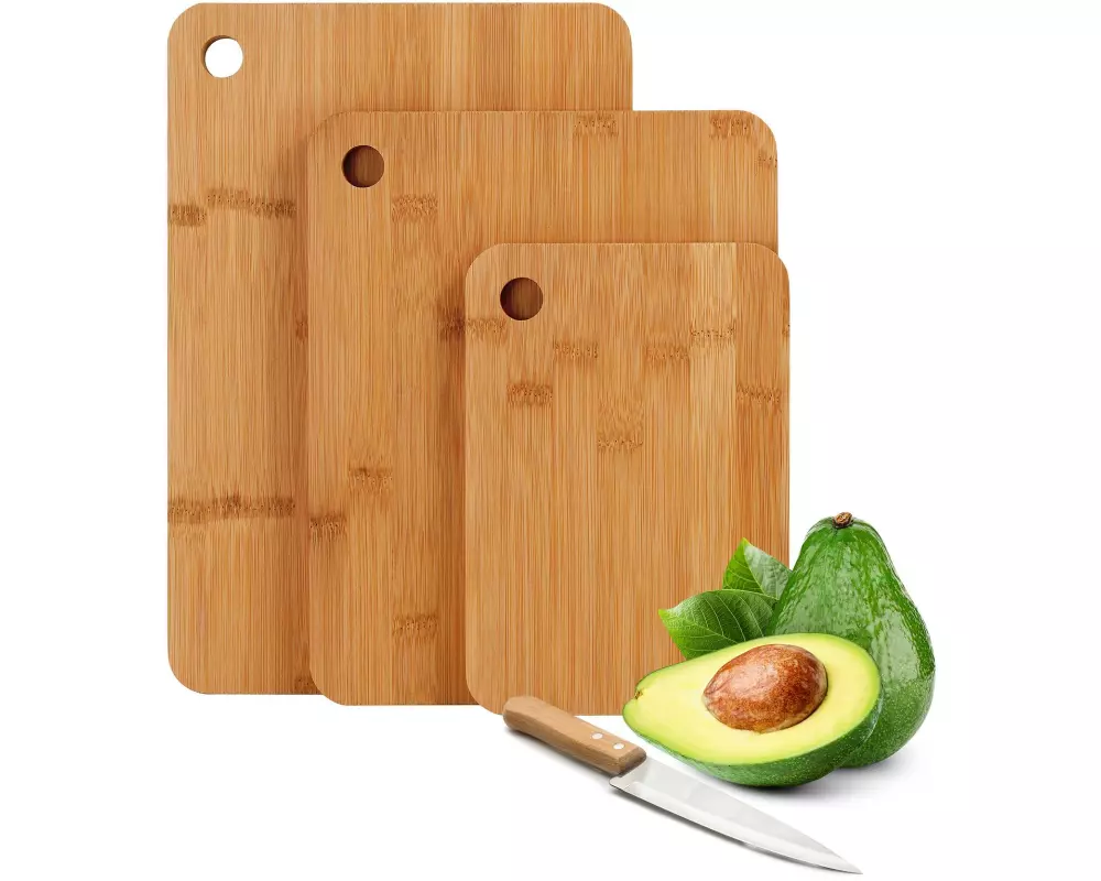 relaxdays Schneidebrett 3er Set