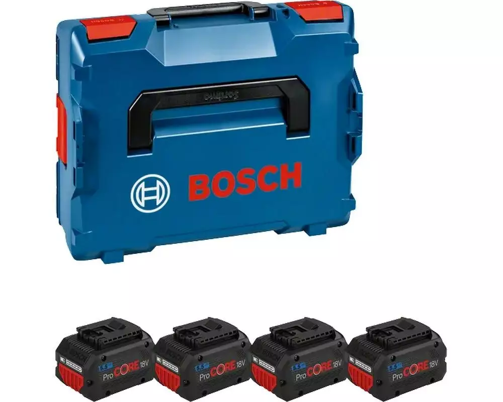 Bosch Professional Akku-Paket 4x ProCORE18 V 5.5Ah