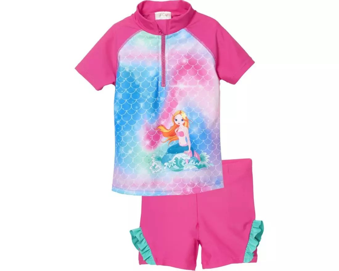 Playshoes UV-Schutz Bade-Set Meerjungfrau Gr. 86/92