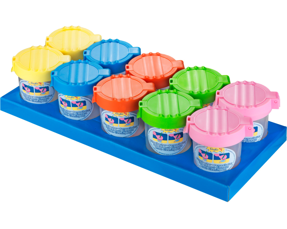 LÄUFER Pinselbecher 86401 ass. 5,5/7x8cm