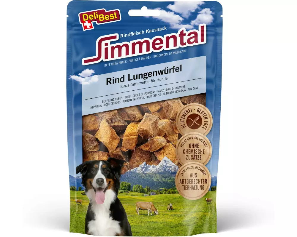 DeliBest Lungenwürfel Simmental Rind Gross 120 g