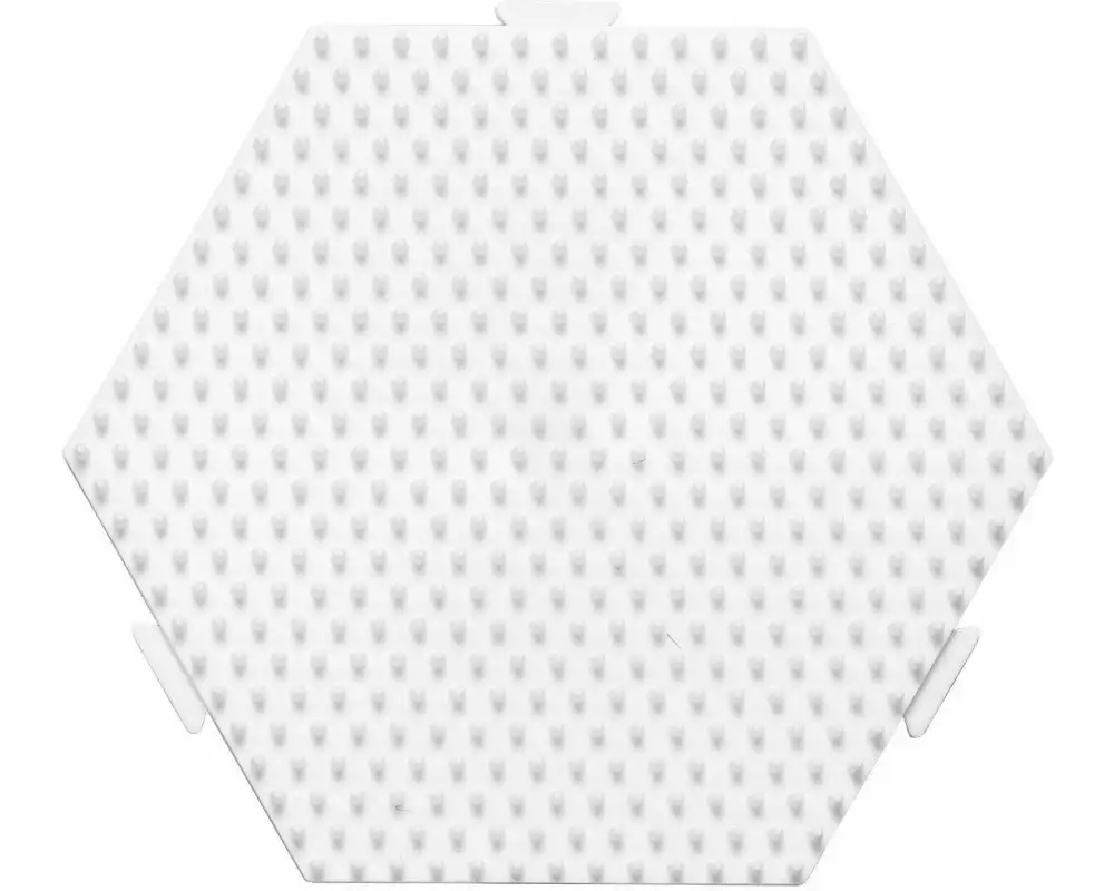 Hama Bügelperlen Platten Midi- Sechseck Weiss
