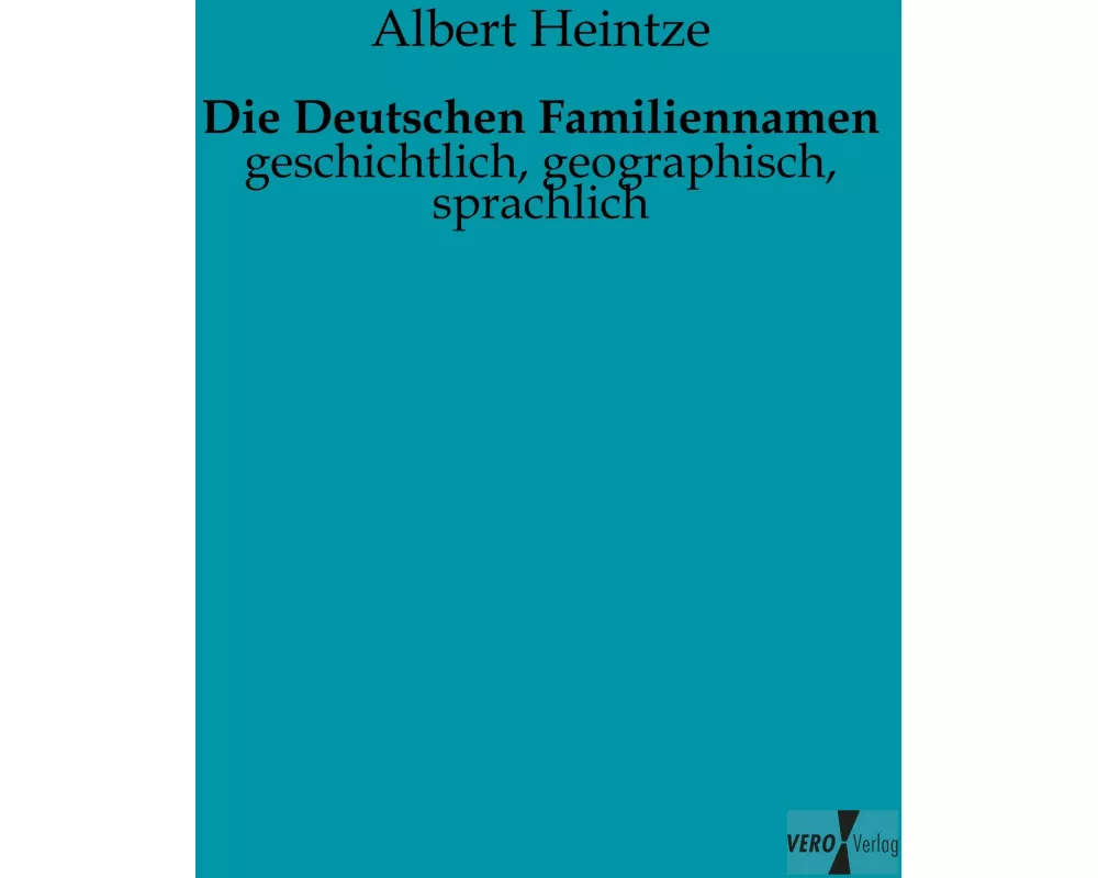 Die Deutschen Familiennamen