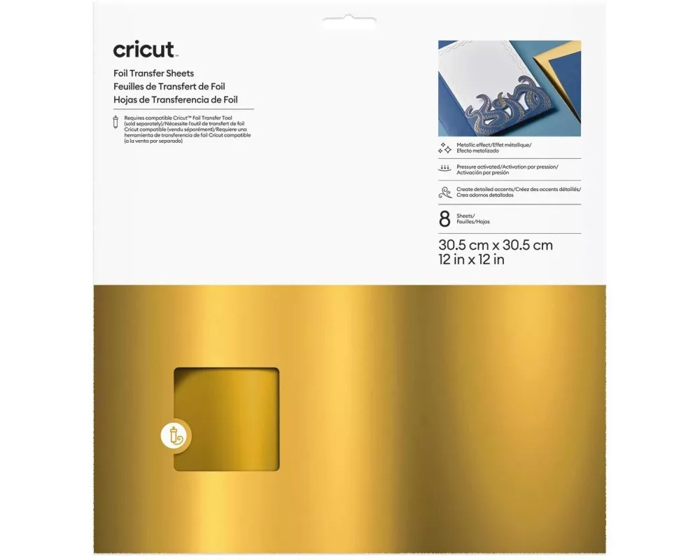Cricut Transferfolie 30.5 x 30.5 cm Gold