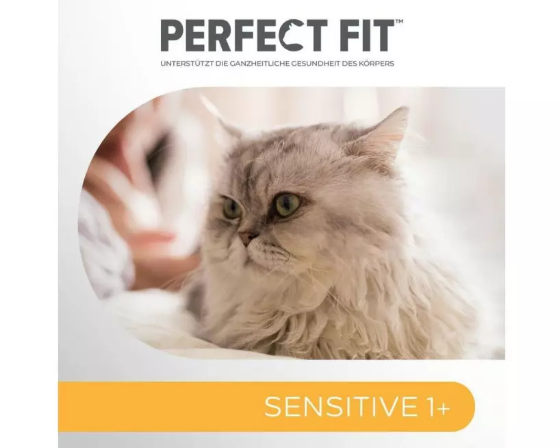Perfect Fit Nassfutter Sensitive 1+ Huhn & Lachs Sauce 4 x 85g