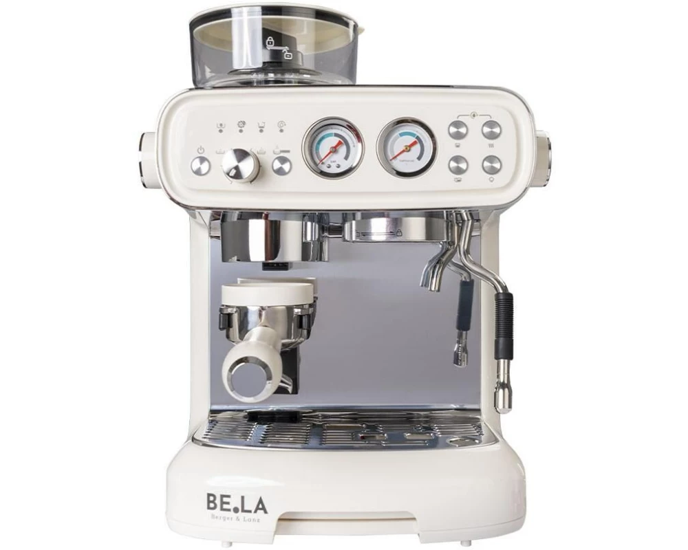 Berger Lanz Siebträgermaschine STK02BE Crème/Weiss