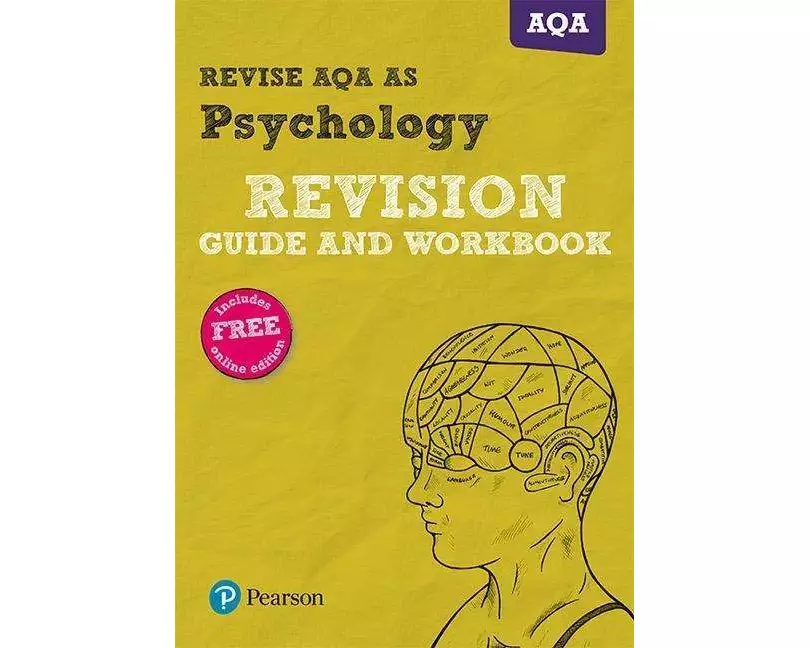 Pearson REVISE AQA AS level Psychology Revision Guide and Workbook inc online edition - 2023 and 2024 exams
