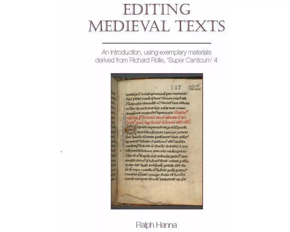 Editing Medieval Texts