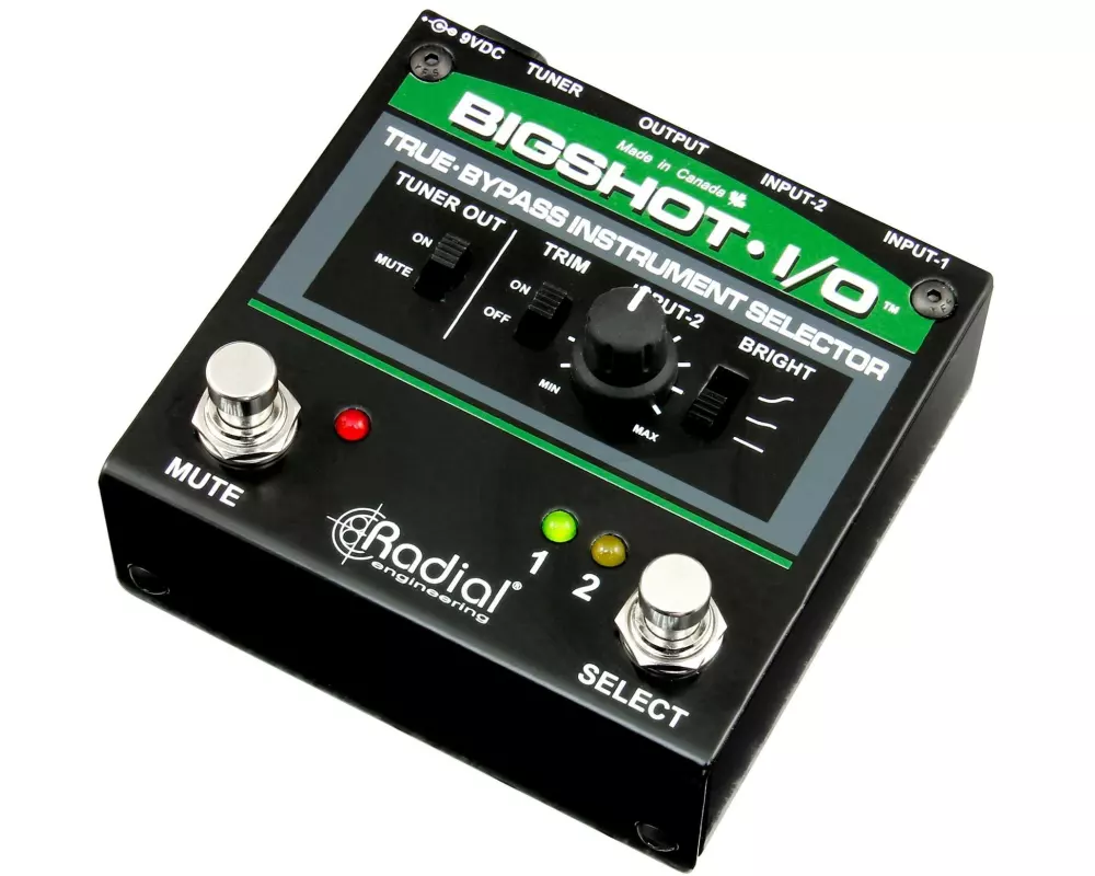 Radial BigShot i/o Instrumentenumschalter True Bypass A/B Pedal