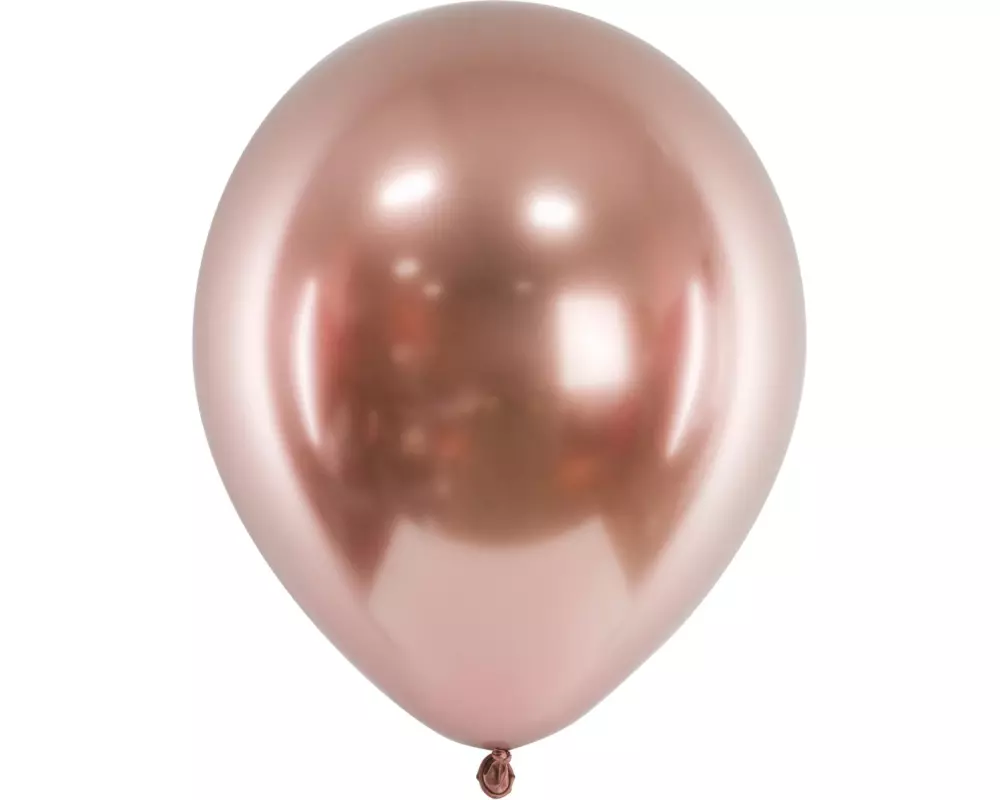 Partydeco Luftballon Glossy Rosegold, Ø 30 cm, 10 Stück