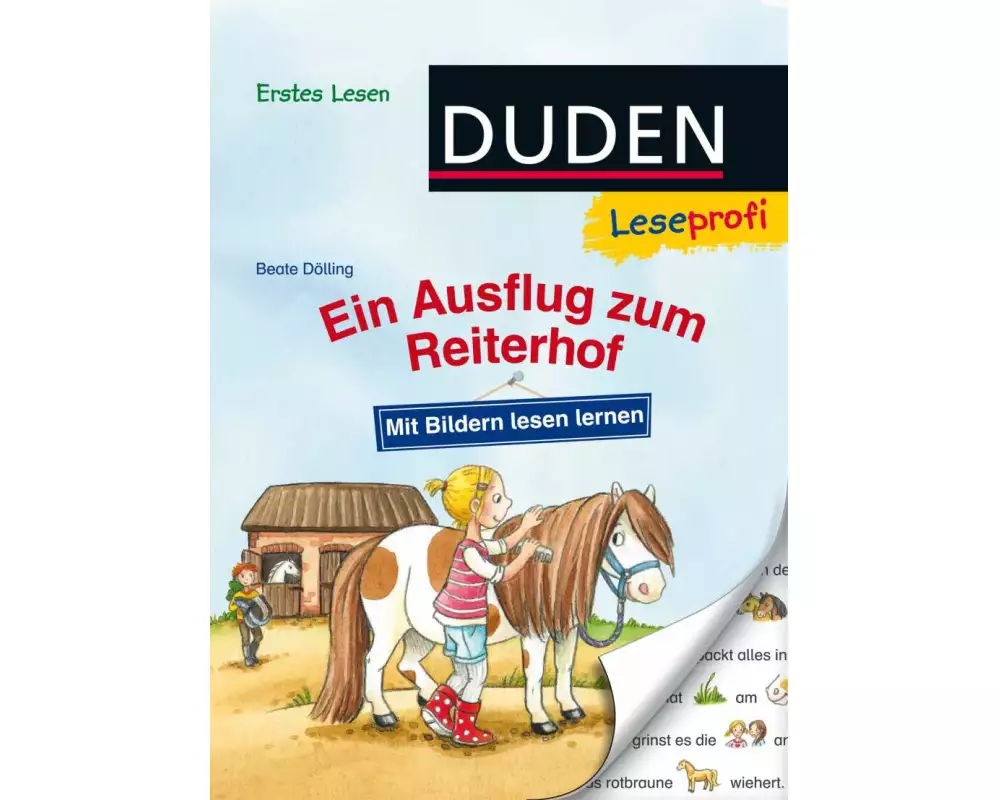 Duden Leseprofi – Mit Bildern lesen lernen: Ein Ausflug zum Reiterhof, Erstes Lesen