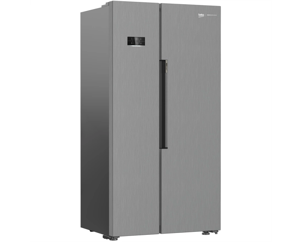 Beko Side by Side GN163140PTCHN, 558l, No Frost, silber, ohne Wasser/IceMaker
