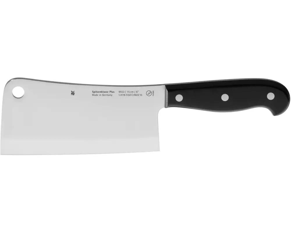 WMF Chinesisches Hackmesser Spitzenklasse Plus 15 cm, Schwarz