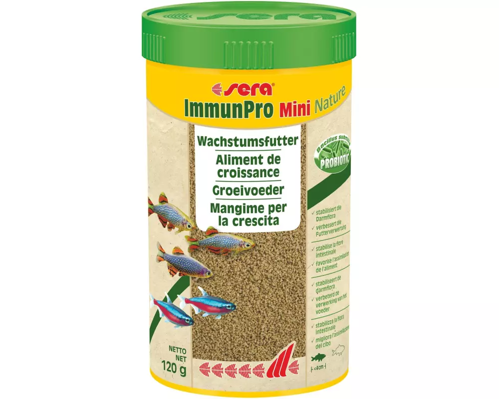 sera Aufzuchtsfutter ImmunPro Mini Nature, 250 ml, 120g