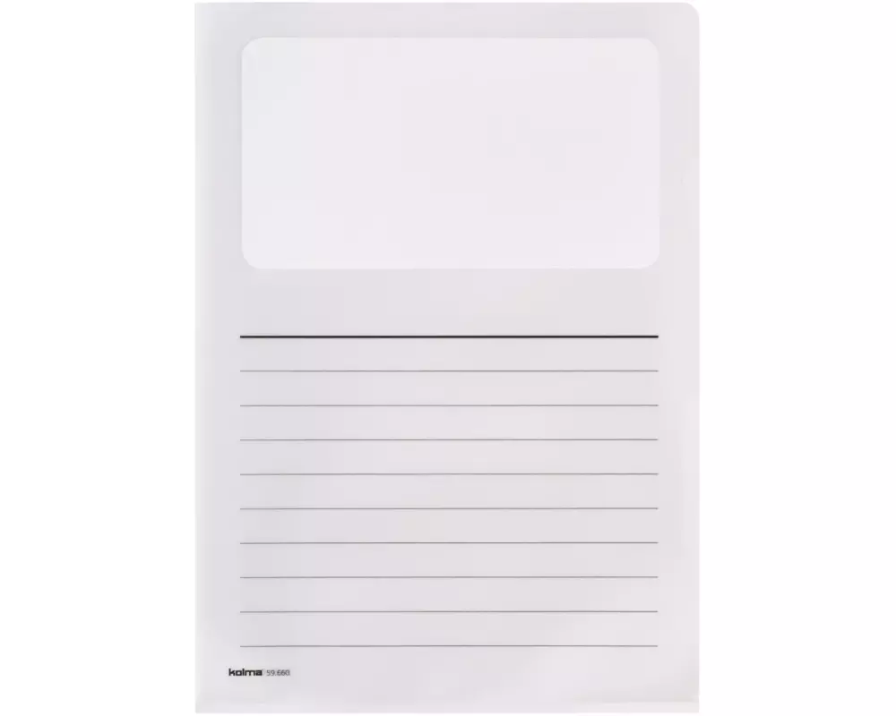 Kolma Sichthülle Visa Dossier Script A4 CopyResistant Weiss