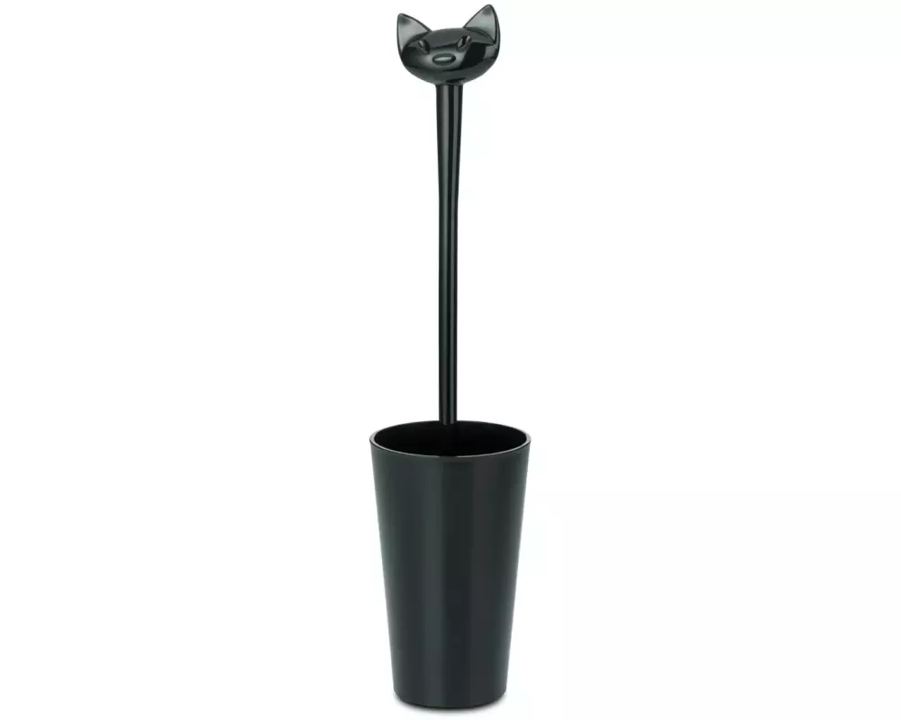Koziol Toilettenbürste Miaou Schwarz