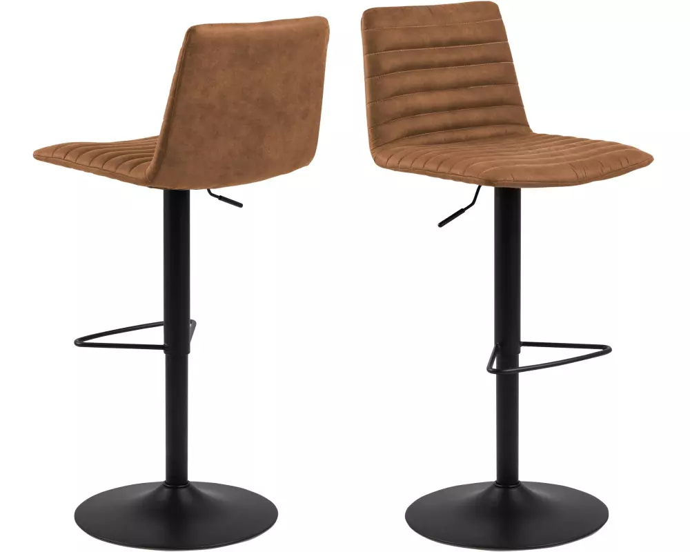 AC Design Barhocker Kimmy, 2 Stück, 50 x 110.5 cm, Camel