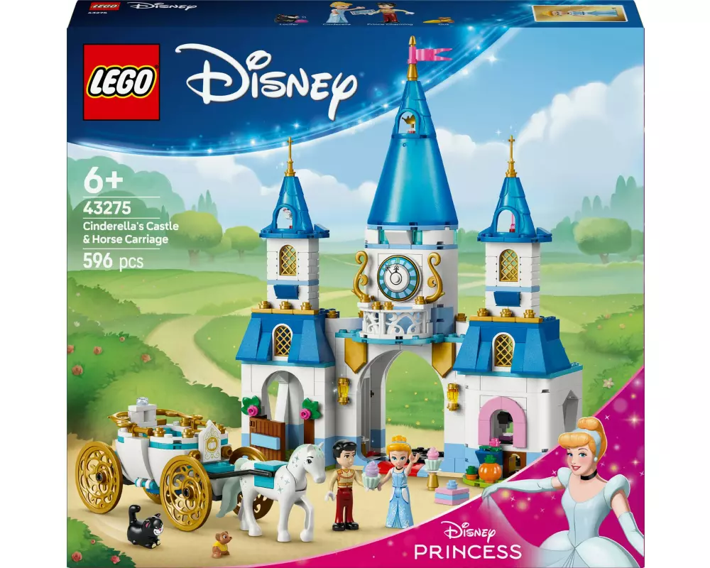 LEGO® Disney Princess Cinderellas Schloss und Pferdekutsche 43275