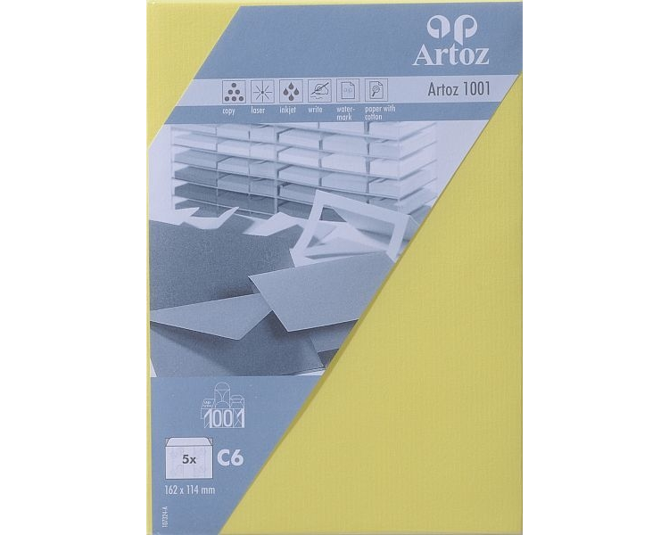 ARTOZ Couverts 1001 C6 107324182 100g, sonnengelb 5 Stück
