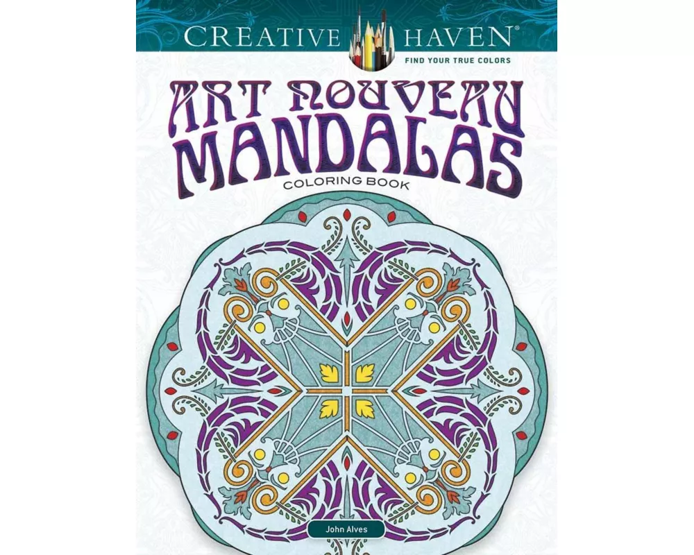 Creative Haven Art Nouveau Mandalas Coloring Book