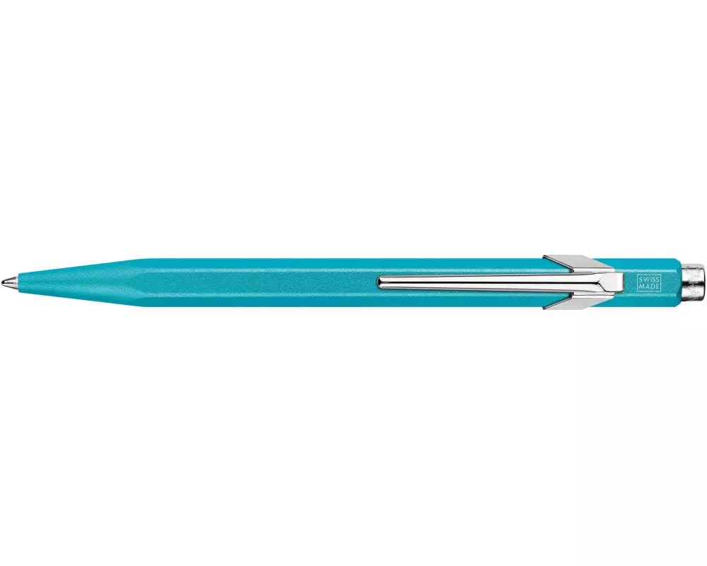 Caran d'Ache Kugelschreiber 849 Colormat-x Türkis Medium (M)