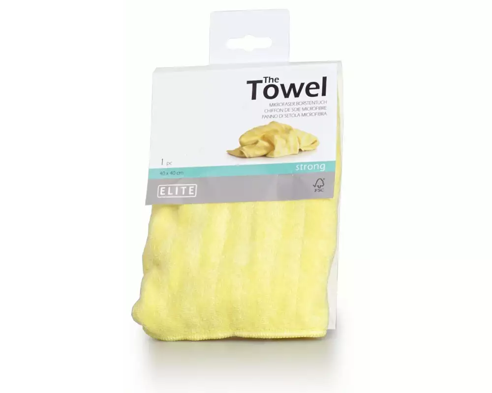 Elite Mikrofaser-Reinigungstuch Gelb