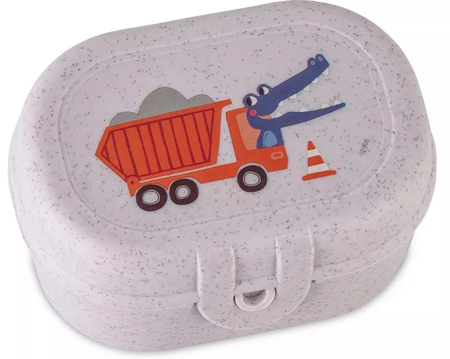 Koziol Snackbox Mini TRUCKS purple grey