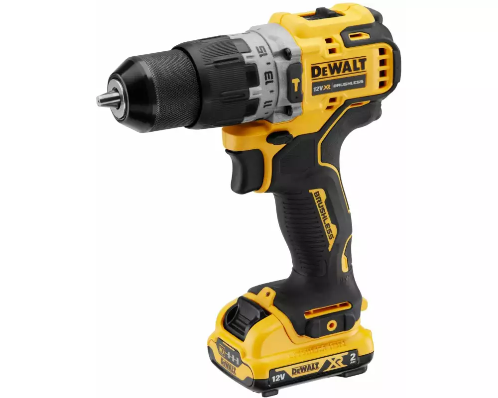 DEWALT Akku-Schlagbohrschrauber 12 V, 2 x 2 Ah Akku, Kit