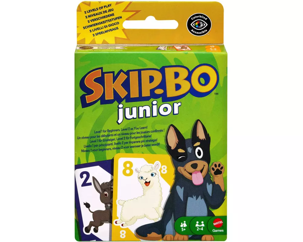 Mattel Spiele Skip-Bo Junior