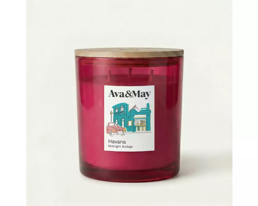 AVA & MAY Duftkerze Havanna 550 g