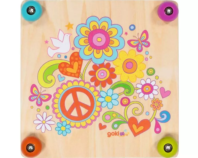 Goki Blumenpresse Flower Power 17.5 x 17.5 x 4.5 cm