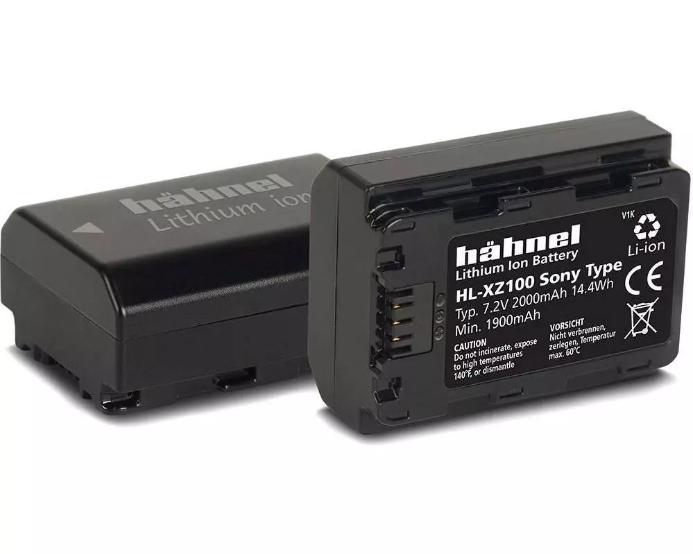 Hähnel Digitalkamera-Akku HL-XZ100 für Sony NP-FZ100