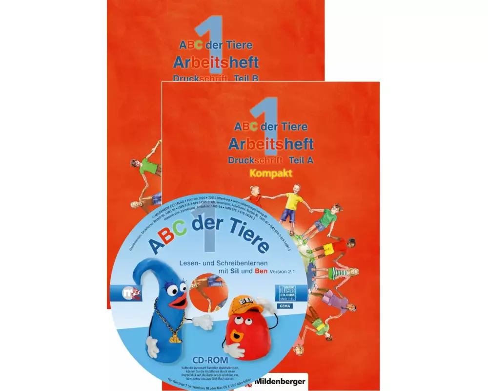 ABC der Tiere 1 - Arbeitsheft, Kompakt · Neubearbeitung