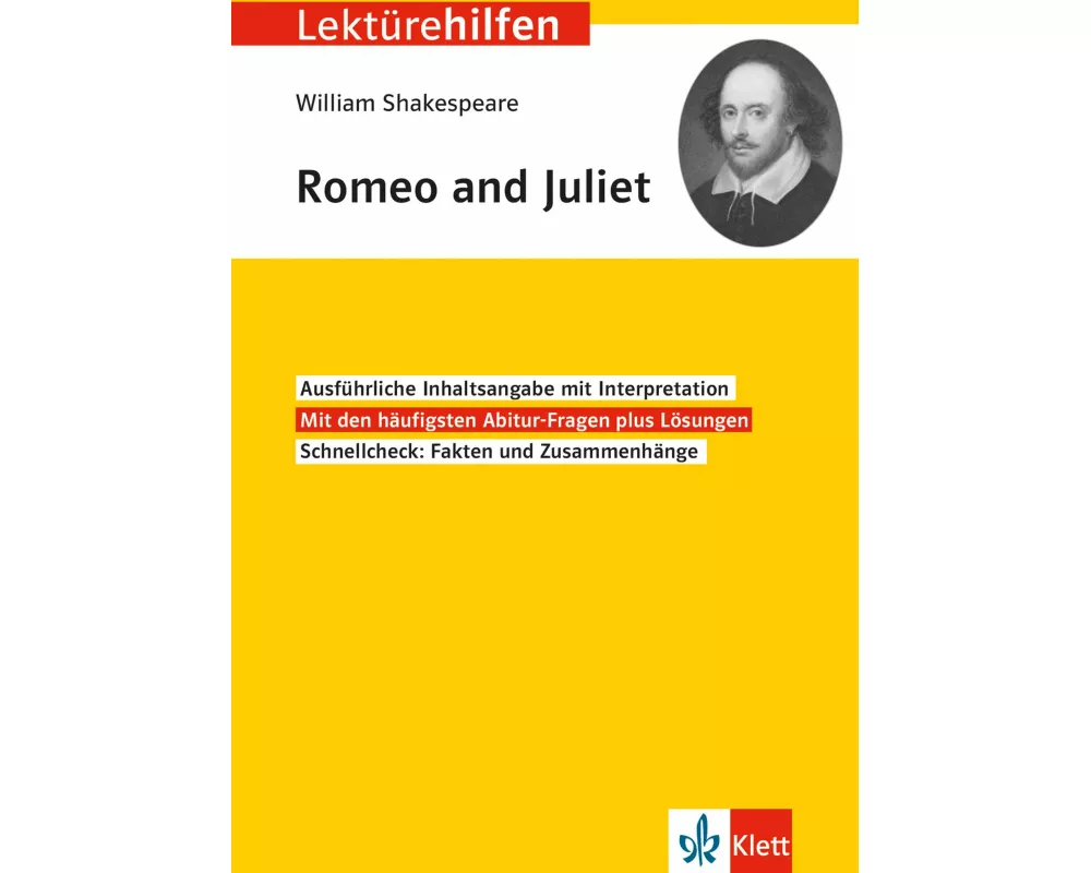 Lektürehilfen William Shakespeare "Romeo and Juliet"