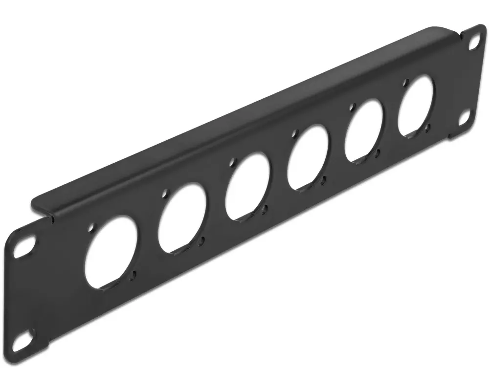 Delock Patchpanel D-Typ 6 Port, 10" Rack