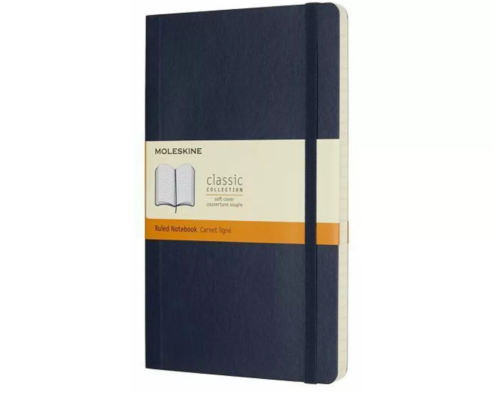 Moleskine Spphre Blue Lrg Rld Ntbk Sft