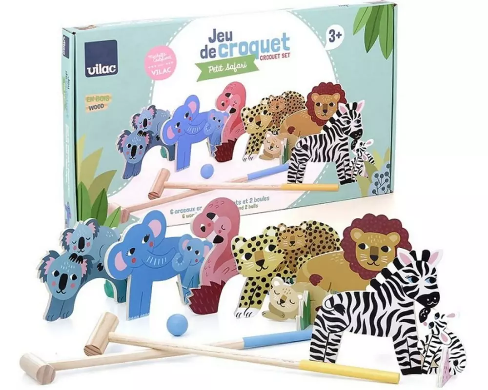 Vilac Croquet-Spiel Safari – Michelle Carlslund