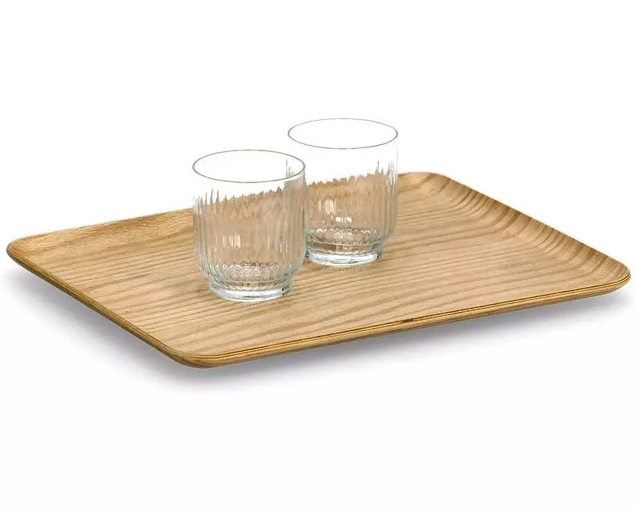 Zeller Present Serviertablett Holz/Eichefurnier Braun