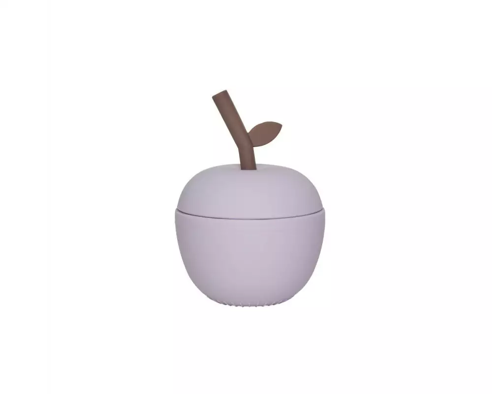 OYOY Kindertrinkbecher Apple Cup Lavendel