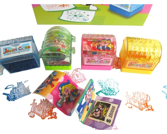 ROOST Stempel Schatztruhe 86088 4 sortiert